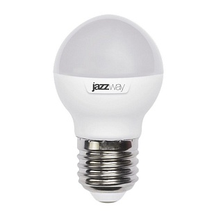 Лампа LED E27  G45 7W/840 230V шар матовый 540Lm JAZZWAY